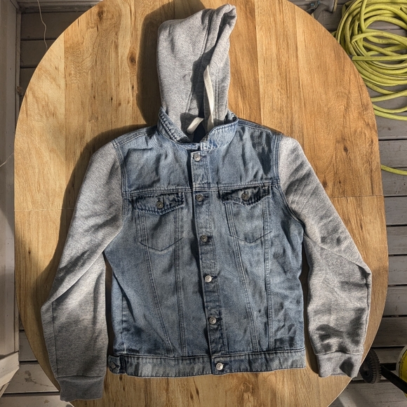 H&M half-denim jacket (M) - Picture 1 of 6